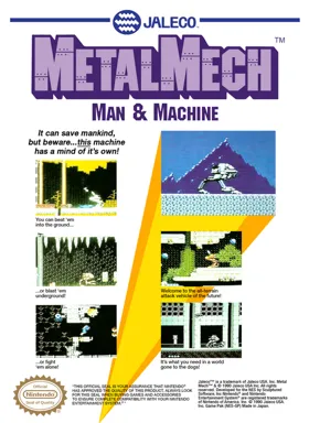 MetalMech - Man & Machine (USA) box cover back